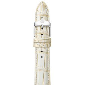 Michele Authentic Alligator Watch Strap - Ivory